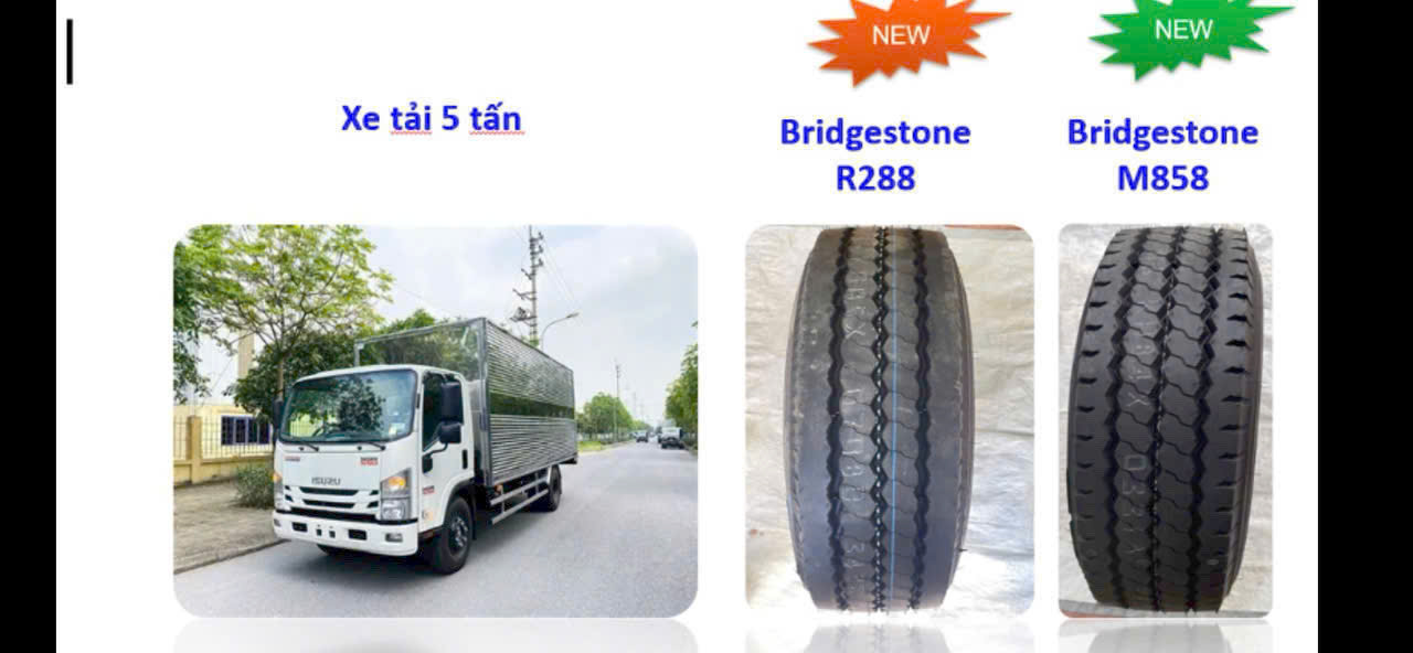 Lốp tải nhẹ Bridgestone M858 trình làng